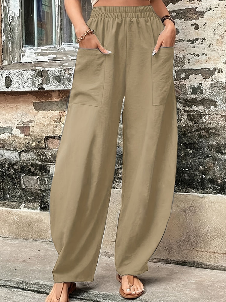 Oversized Linen Pants