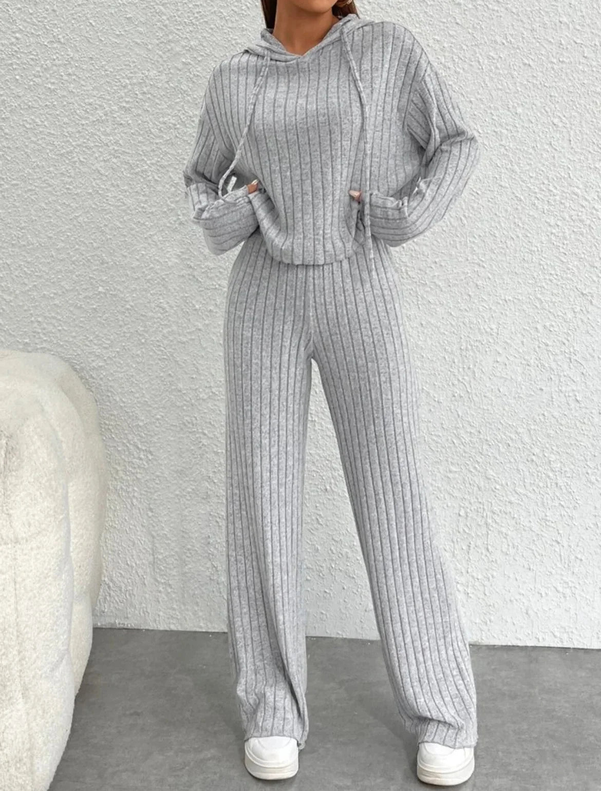 Long Sleeve Hooded Casual set