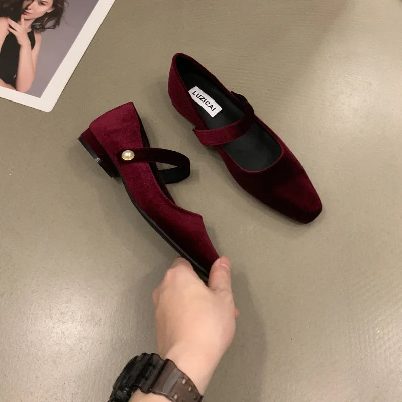 Mary Jane Soft Sole Ballerina Shoes