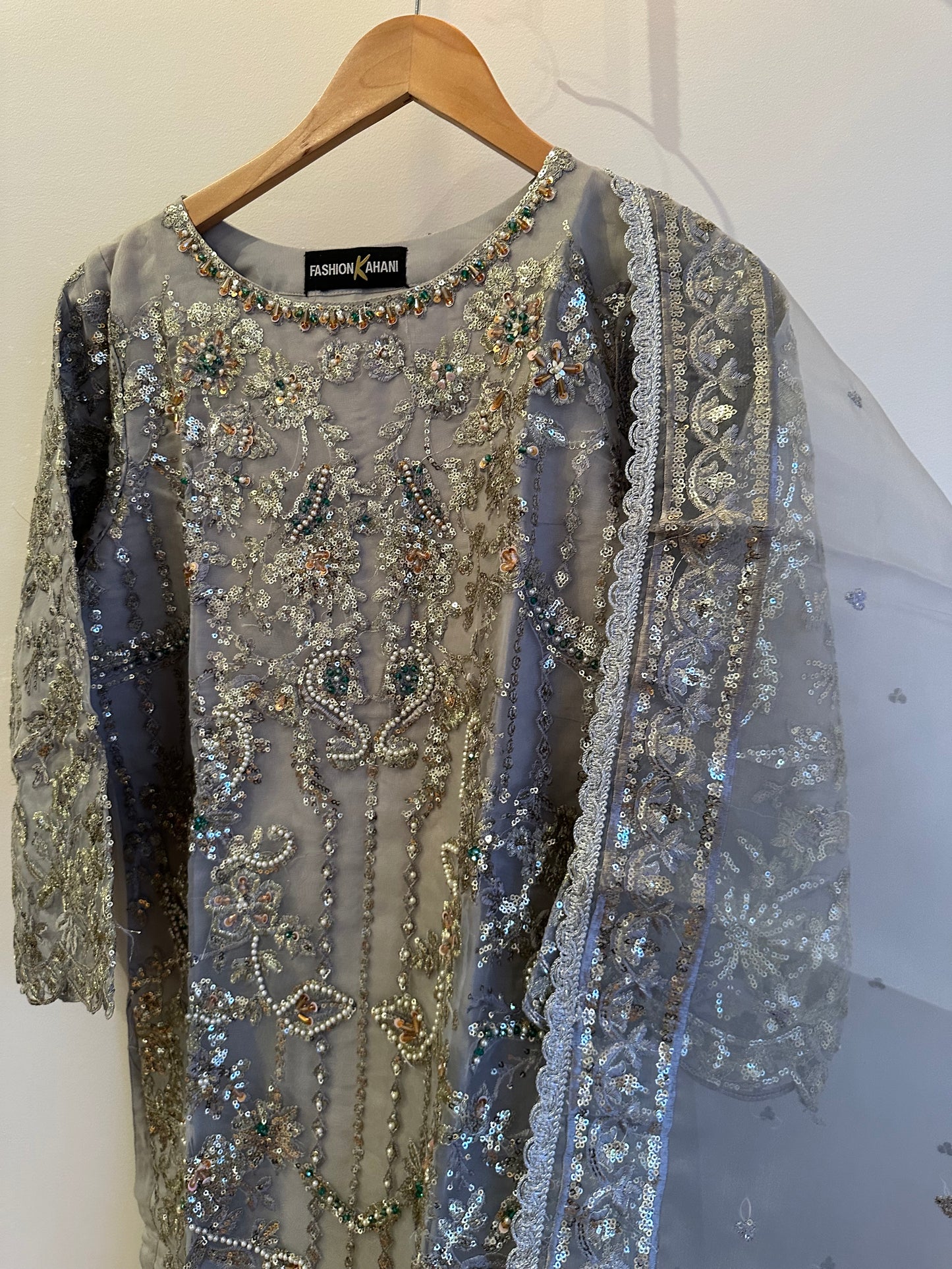 Ready Made Organza Formal Dress