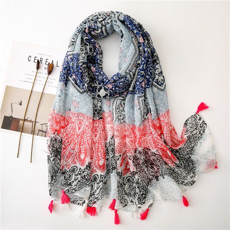Tri-Shade Scarf