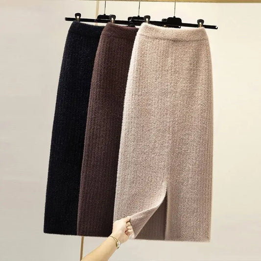 Warm Knitted Skirt