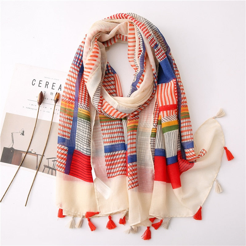 Tri-Shade Scarf