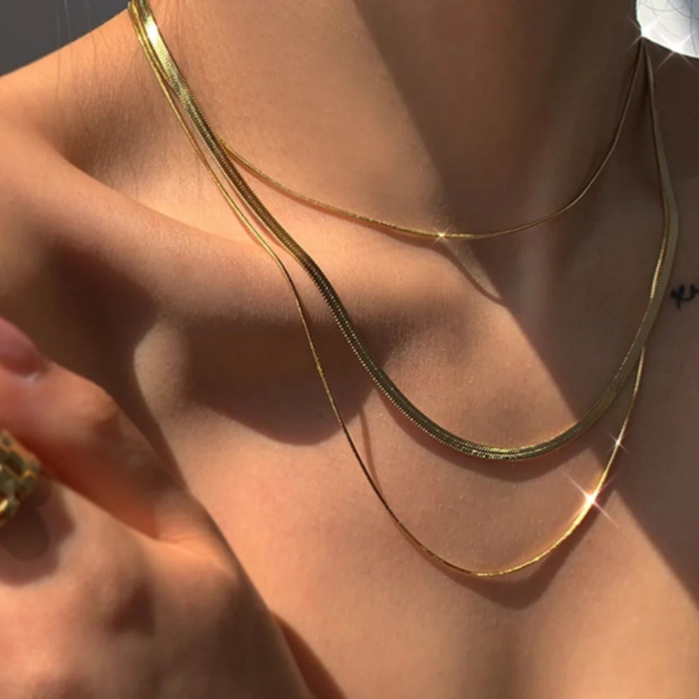 Seraphina Snake Chain Necklace