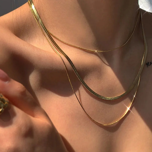 Seraphina Snake Chain Necklace