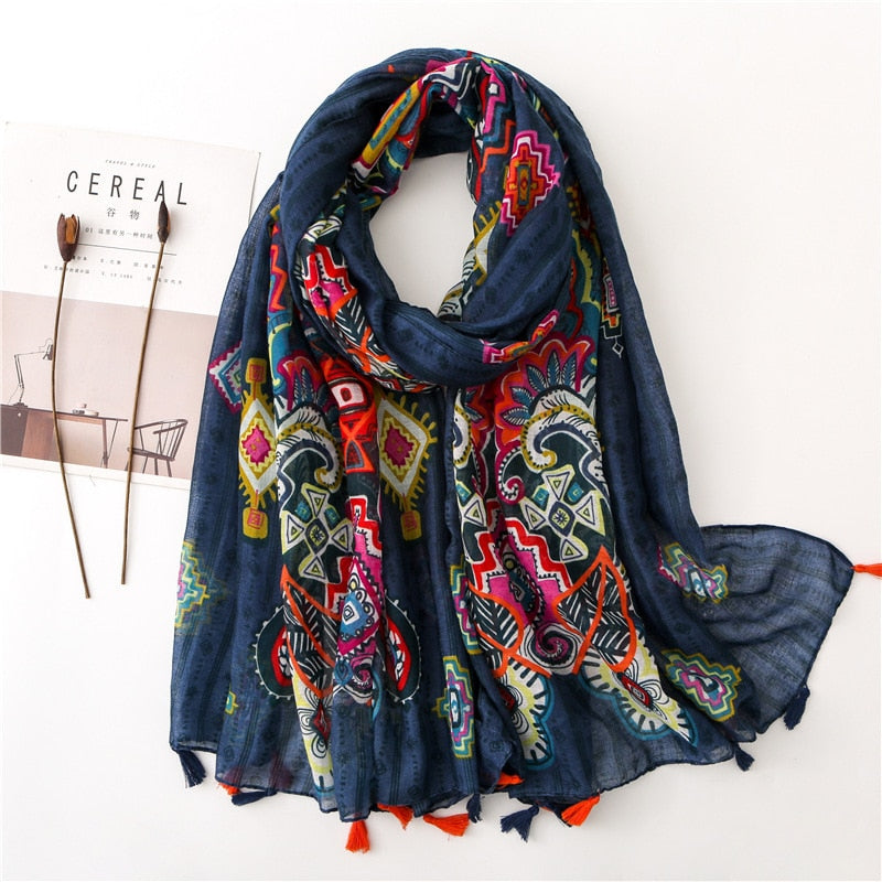 Tri-Shade Scarf