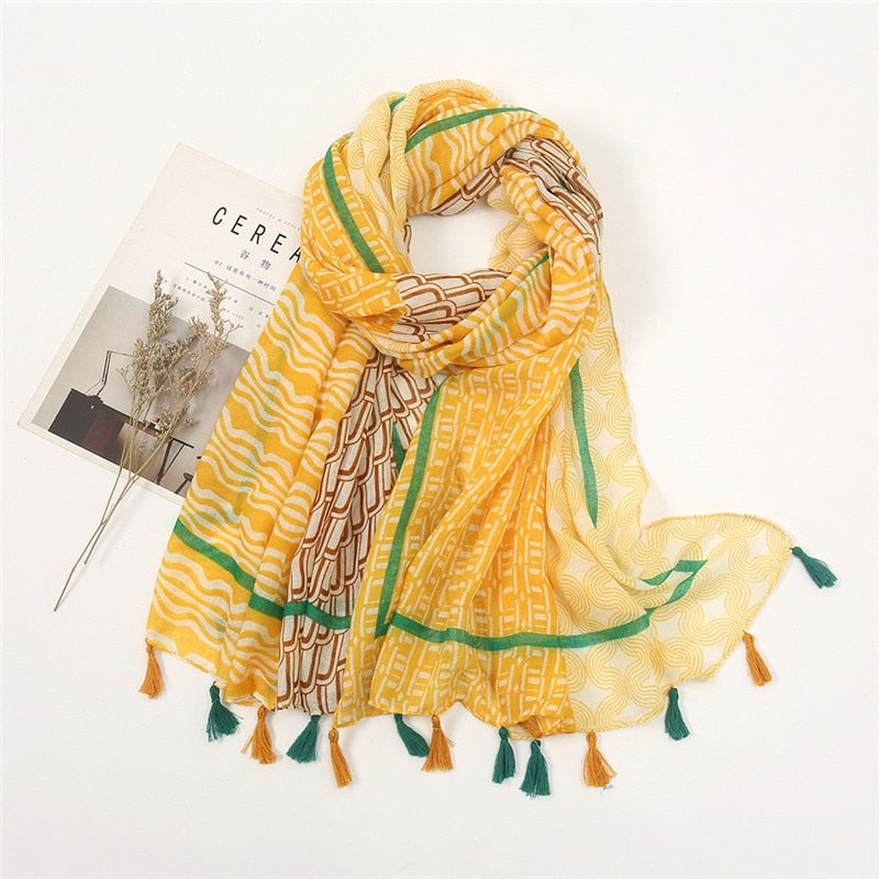 Tri-Shade Scarf