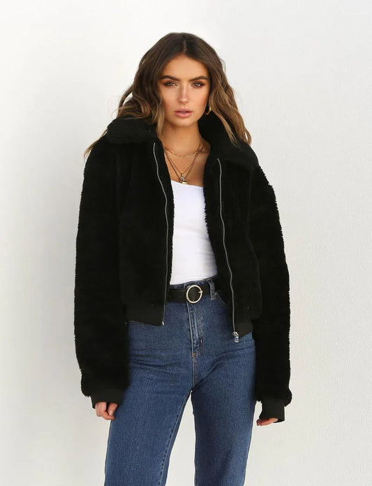 Teddy Bear Pocket Fleece Jacket