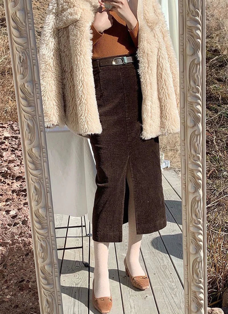 Vintage Corduroy Skirt