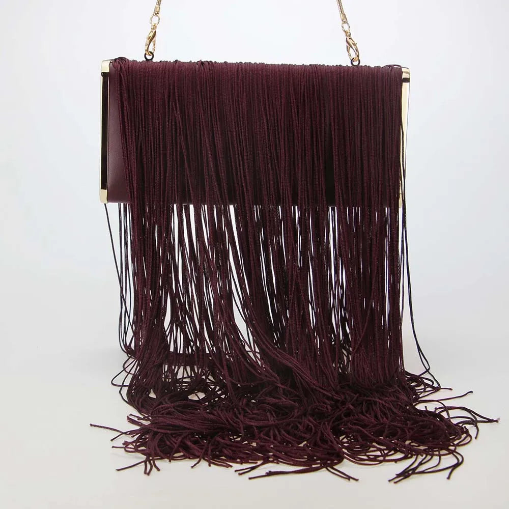 Elowen Tassel Evening Clutch
