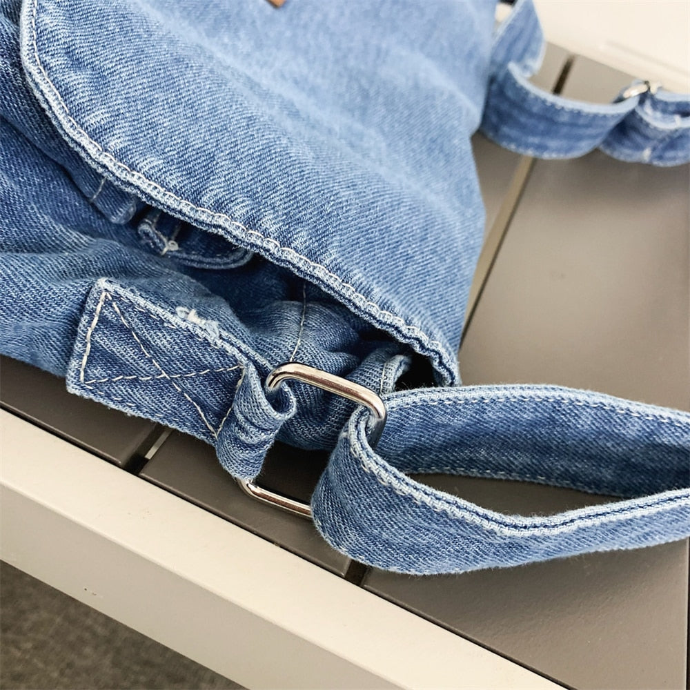 Denim Crossbody Bag