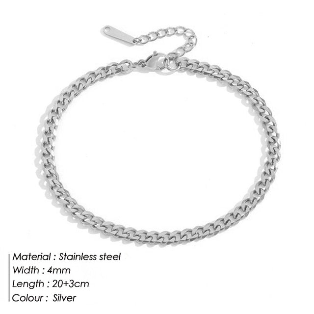 Elegant Steel Anklet