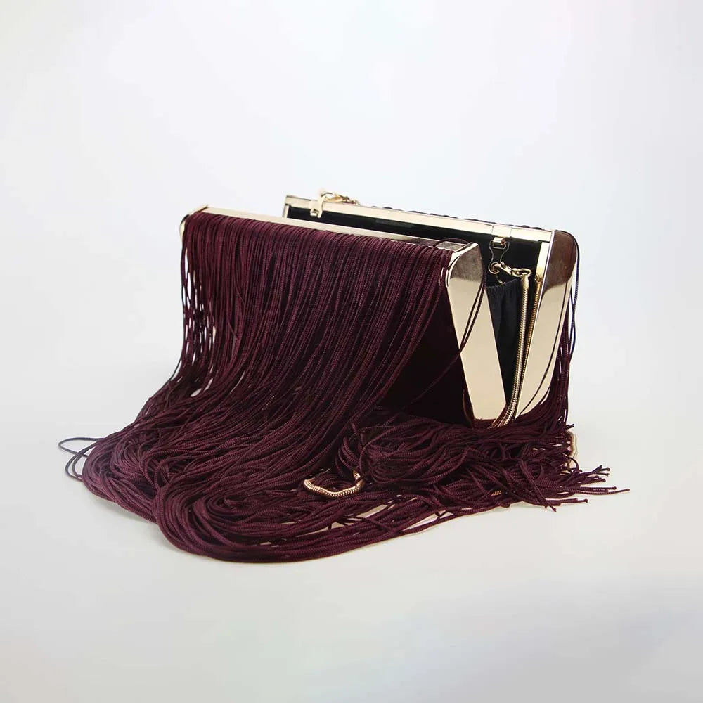 Elowen Tassel Evening Clutch