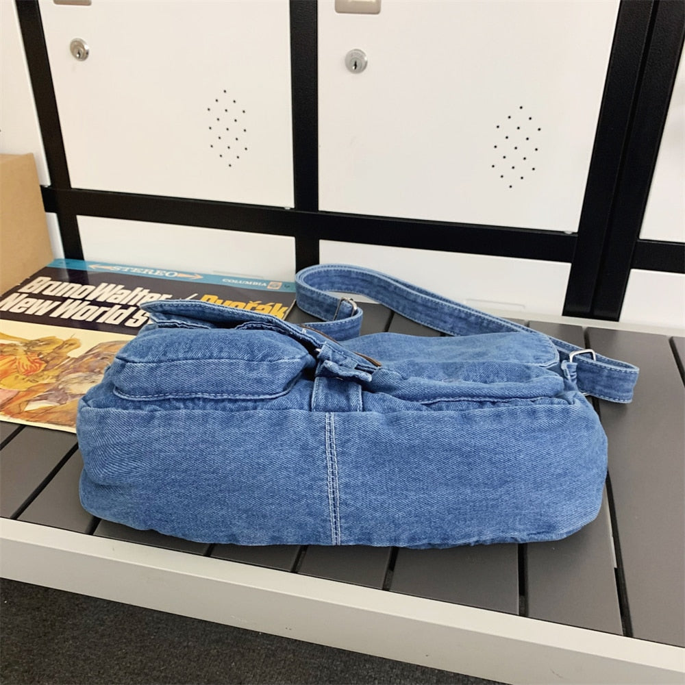 Denim Crossbody Bag