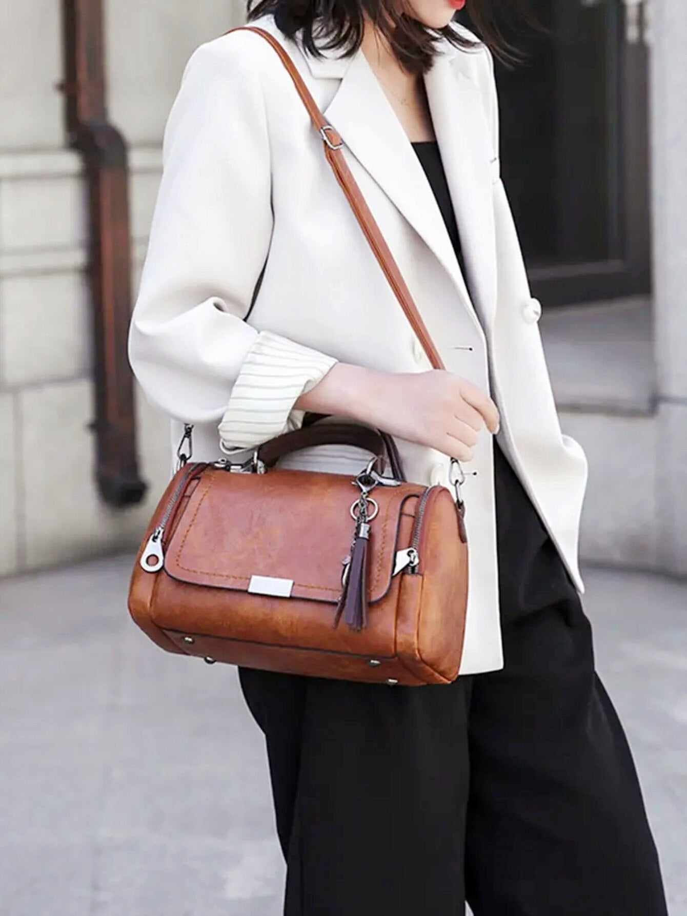 Rustic Leather Handbag