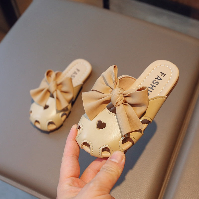 Ribbon Bowtie Slippers