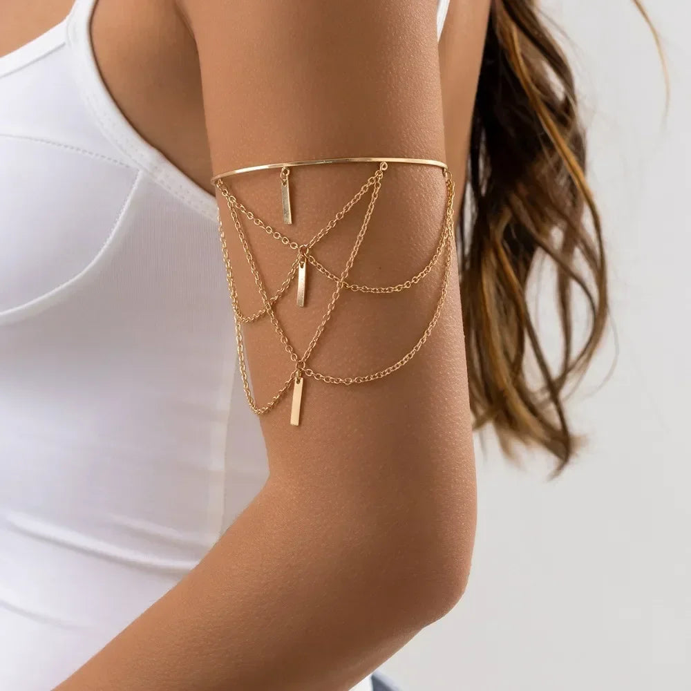 Seraphina Charm Arm Cuff