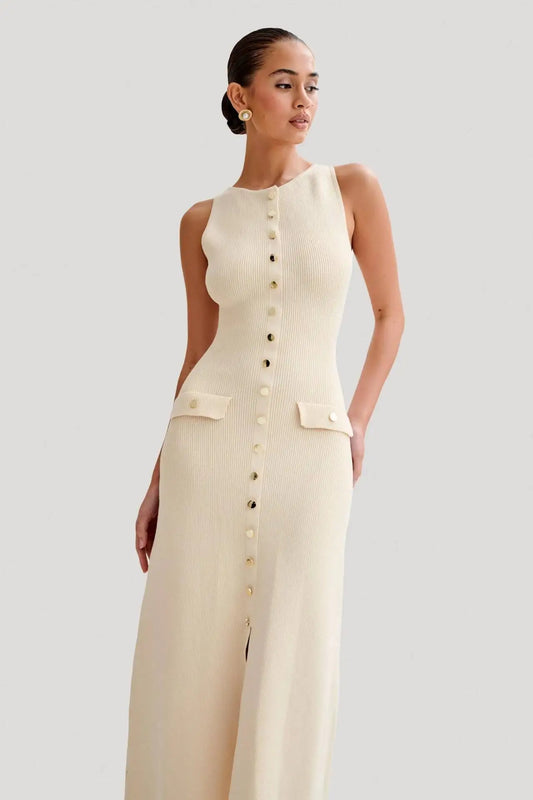 Elara Knit Midi Dress