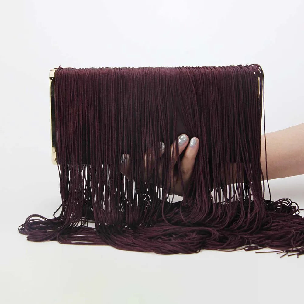 Elowen Tassel Evening Clutch