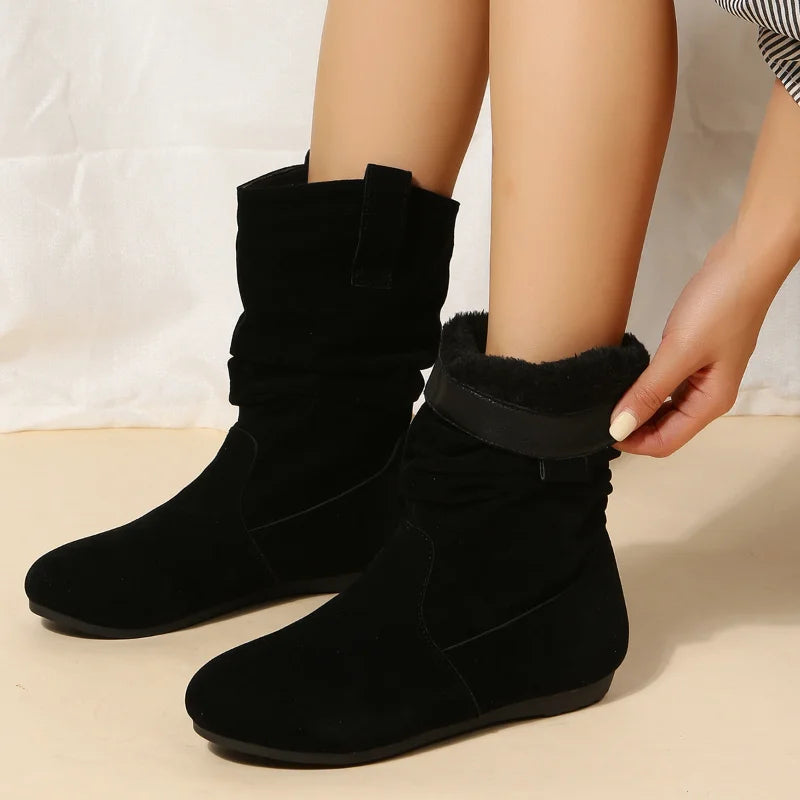 Fur Warm Snow Boots
