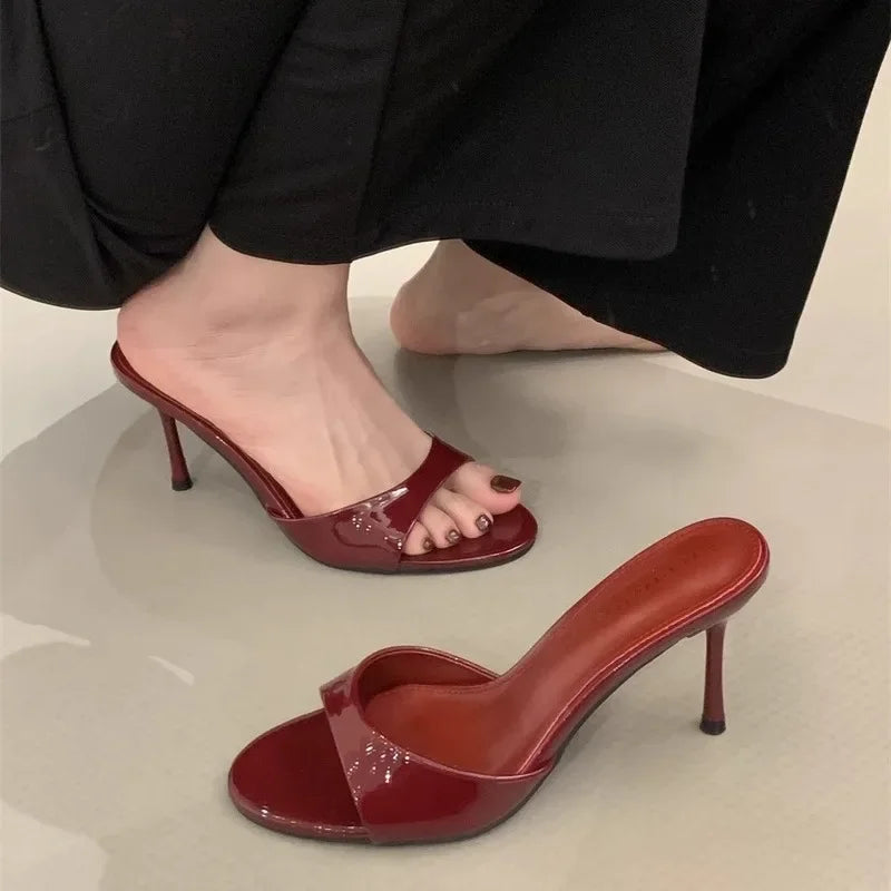 Seraphina Heeled Slides