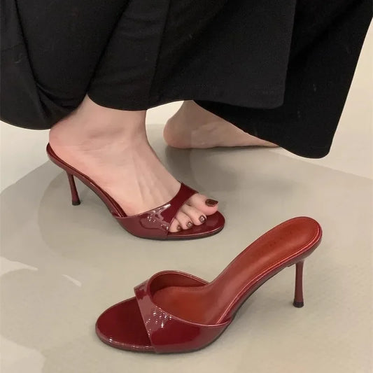 Seraphina Heeled Slides