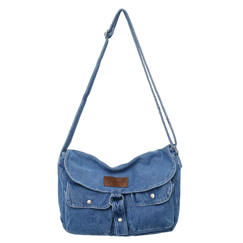 Denim Crossbody Bag