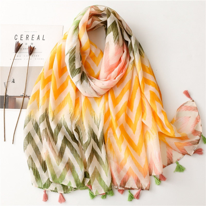 Tri-Shade Scarf