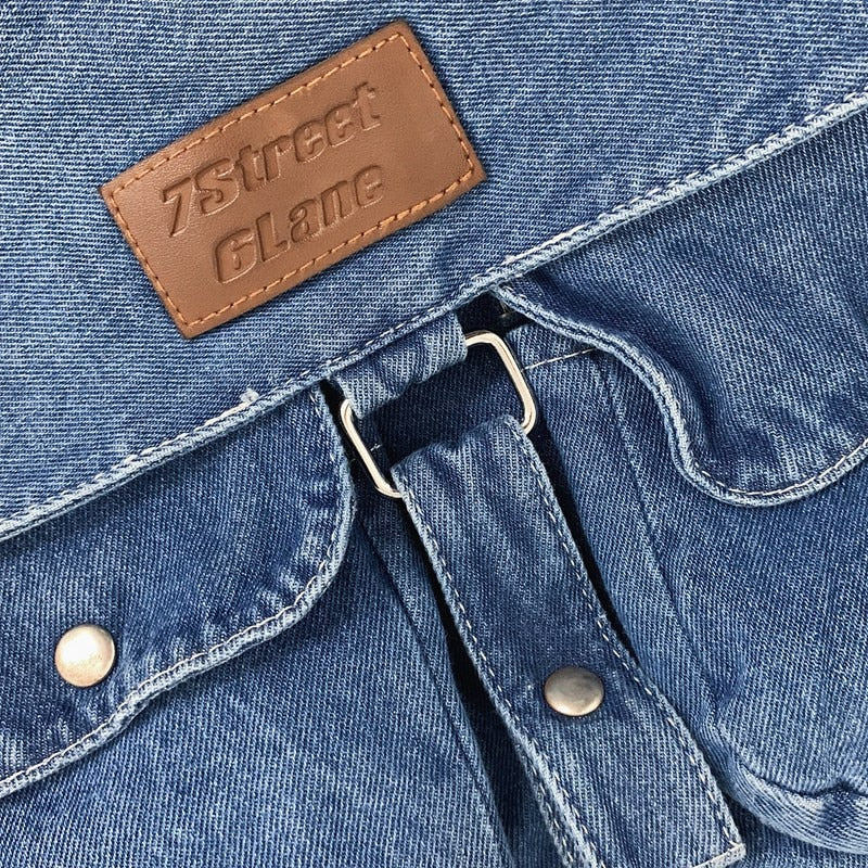 Denim Crossbody Bag