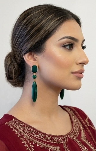 Mehira Maroon Gharara Set Handcrafted Chiffon