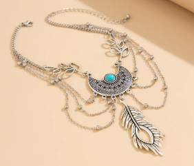 Aurelia Feather Arm Cuff