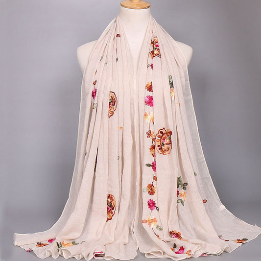 Floral Pashmina Scarf