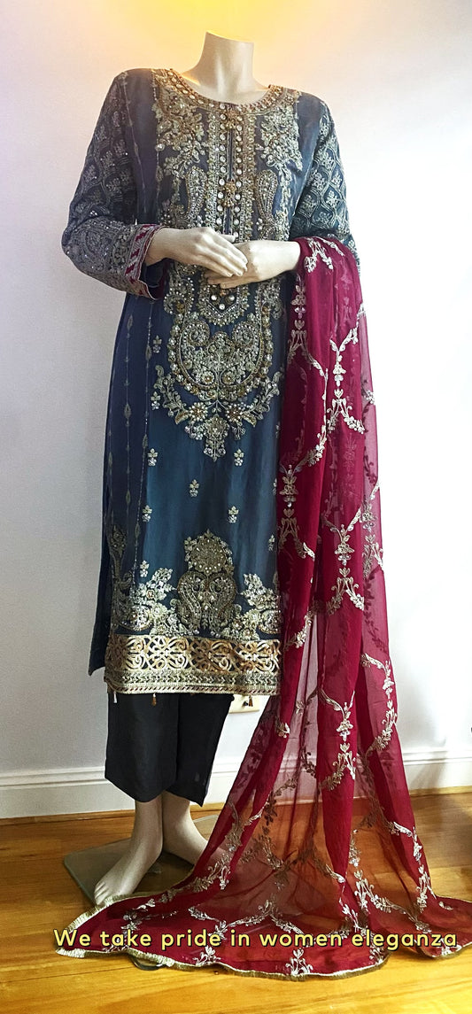 Ready Made Formal Chiffon Dress