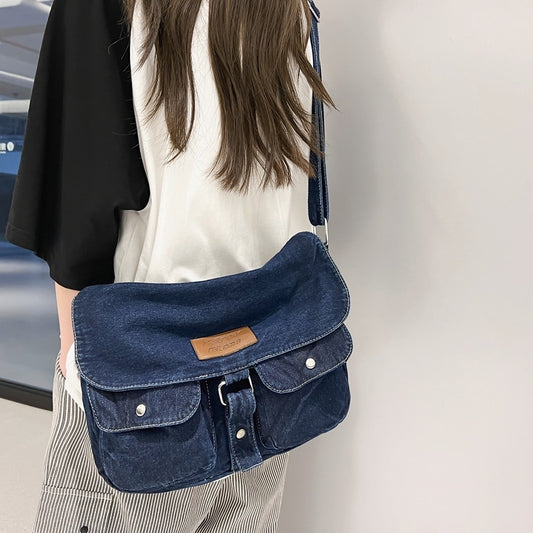 Denim Crossbody Bag