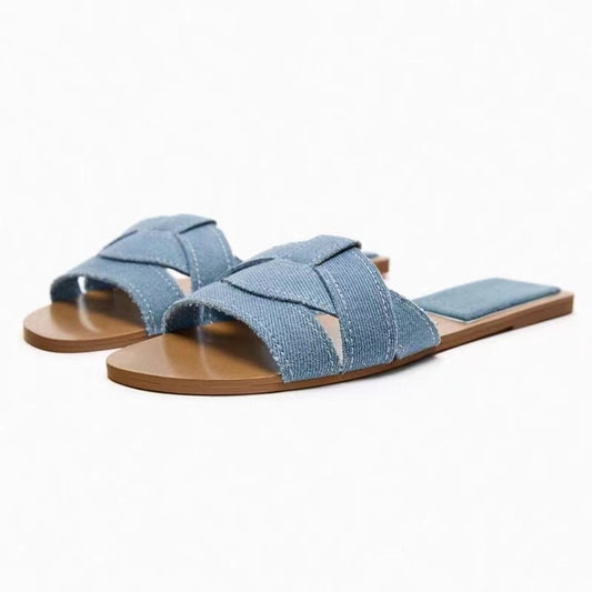 Square-toe Sandals