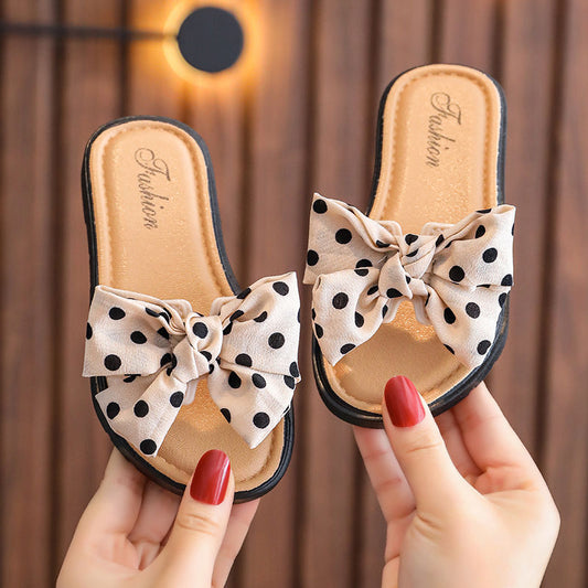 Bow Open-Toe Sandals